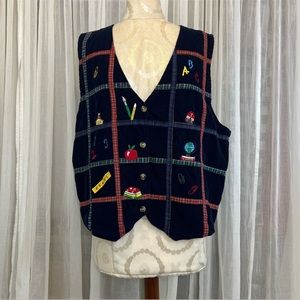 Vintage Casual Corner Teacher Vest